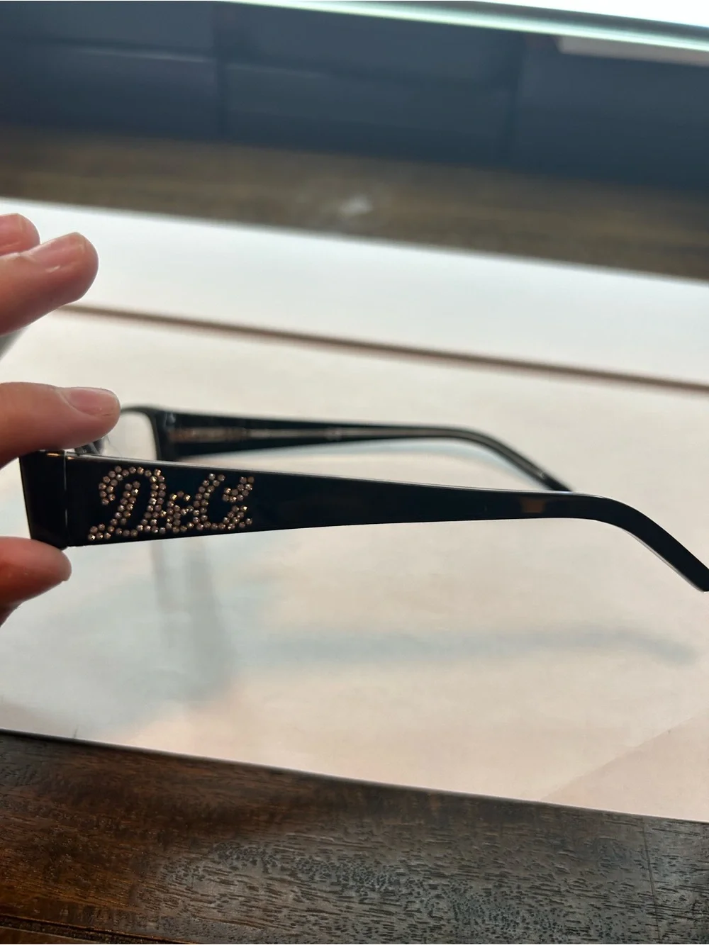 Brand New D&G Black women’s  Rectangular Glasses 1128-B 675
